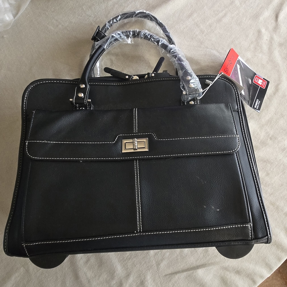 Samsonite Women's Mobile Office Wheeled Laptop Bag - Black